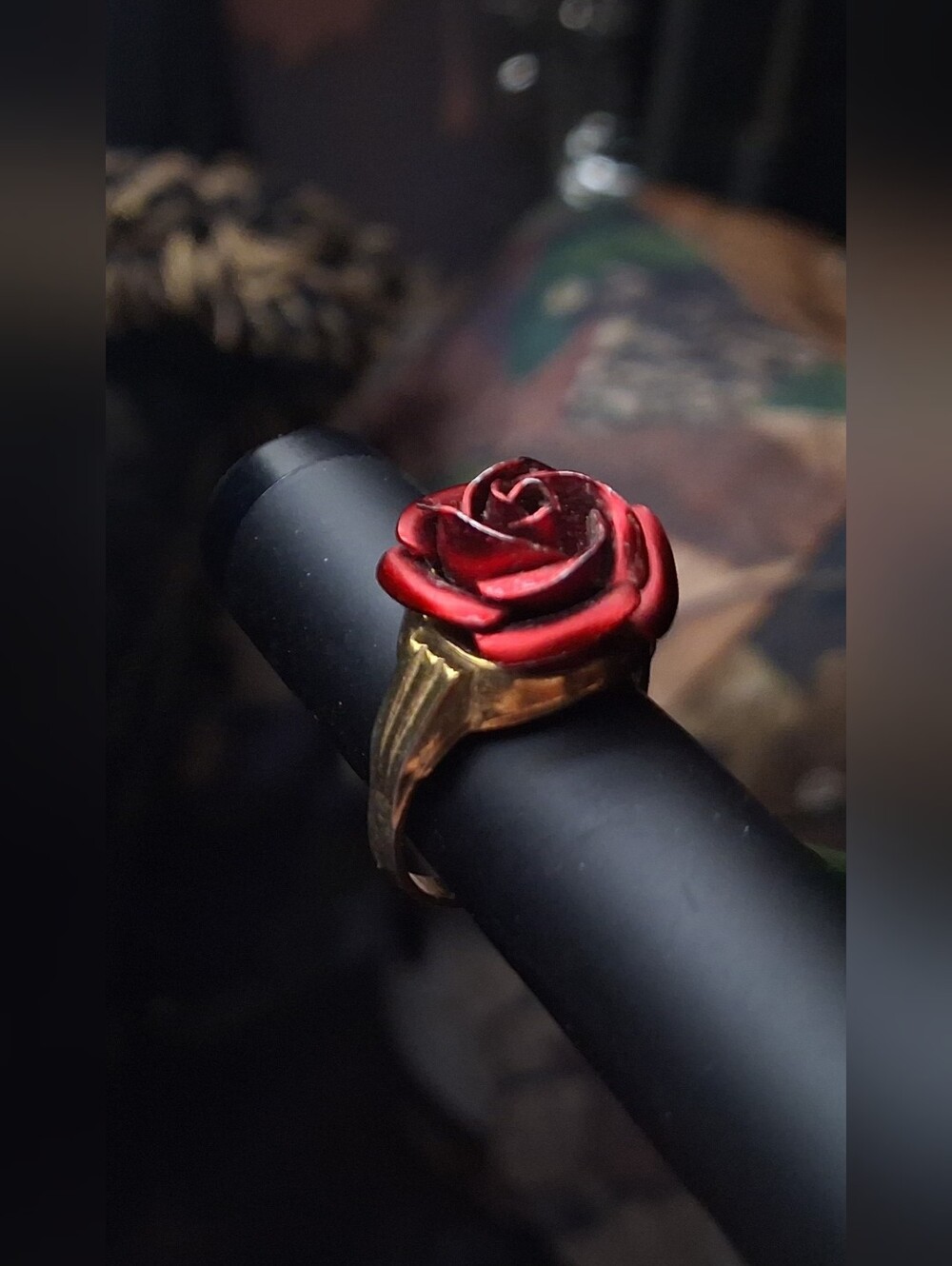 Vintage Adjustable Rose Ring